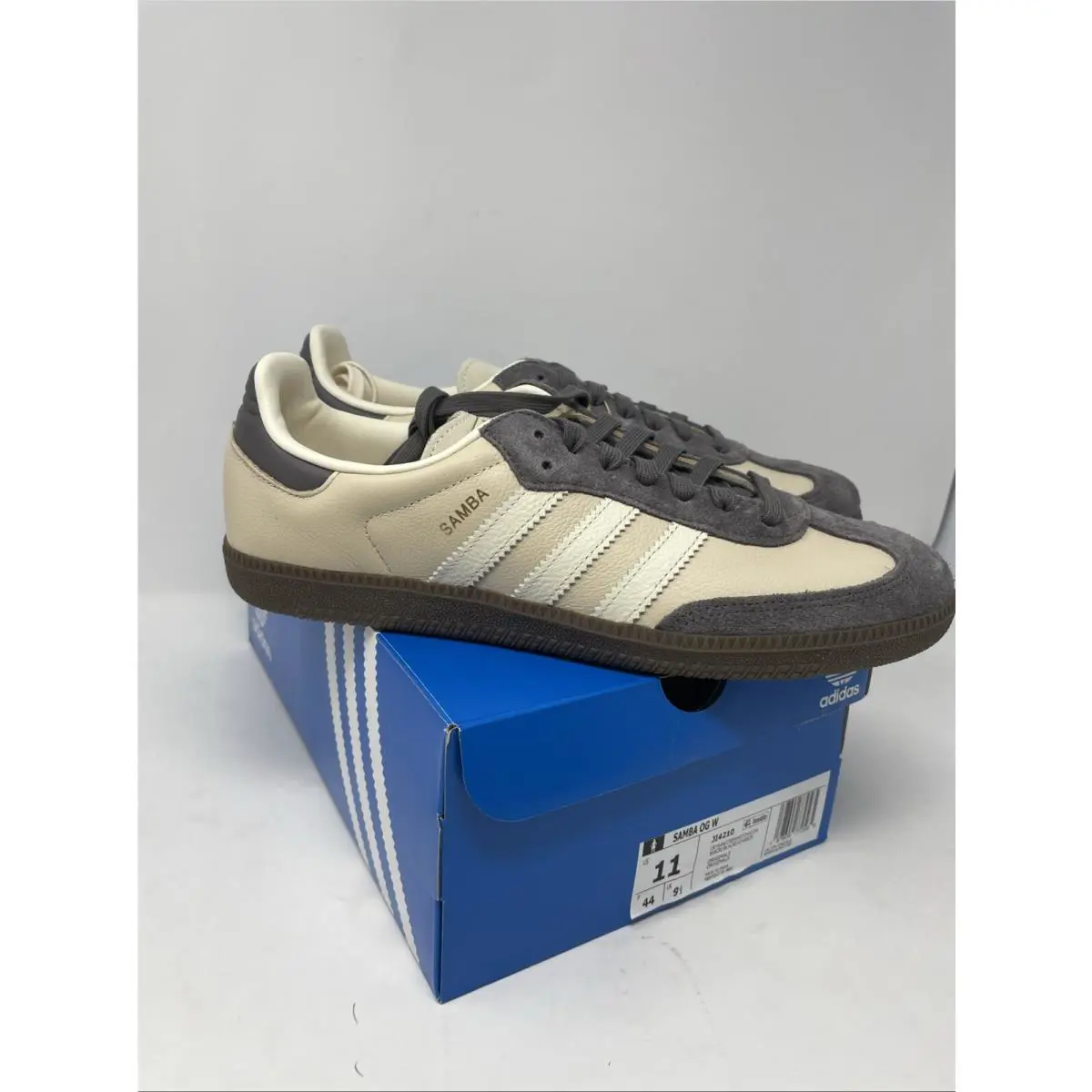 Adidas Originals Samba OG Women`s Size 11 Charcoal Sand - JI4210 - W/box