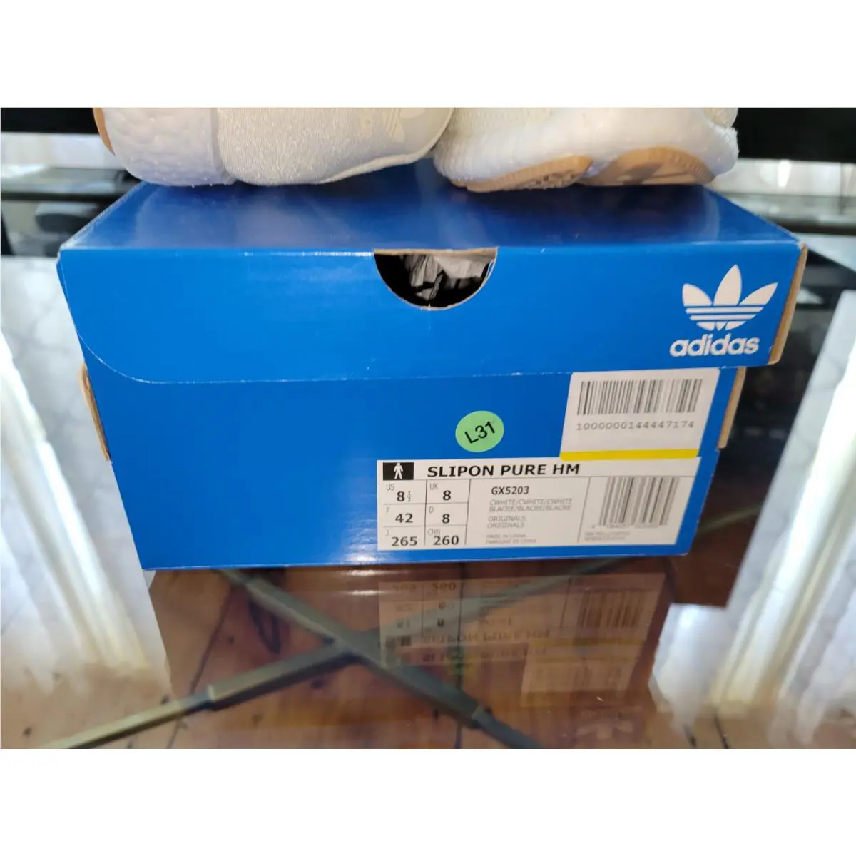 Adidas shoes - Adidas Slipon - Slipon - GX5203 - White 7