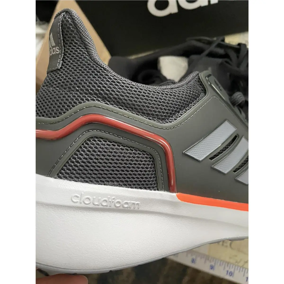 Adidas shoes - Adidas Men Sneakers - Men Sneakers - HO2037 - Charcoal Grey Ornng Multi (UPC: 0191984990873) 2
