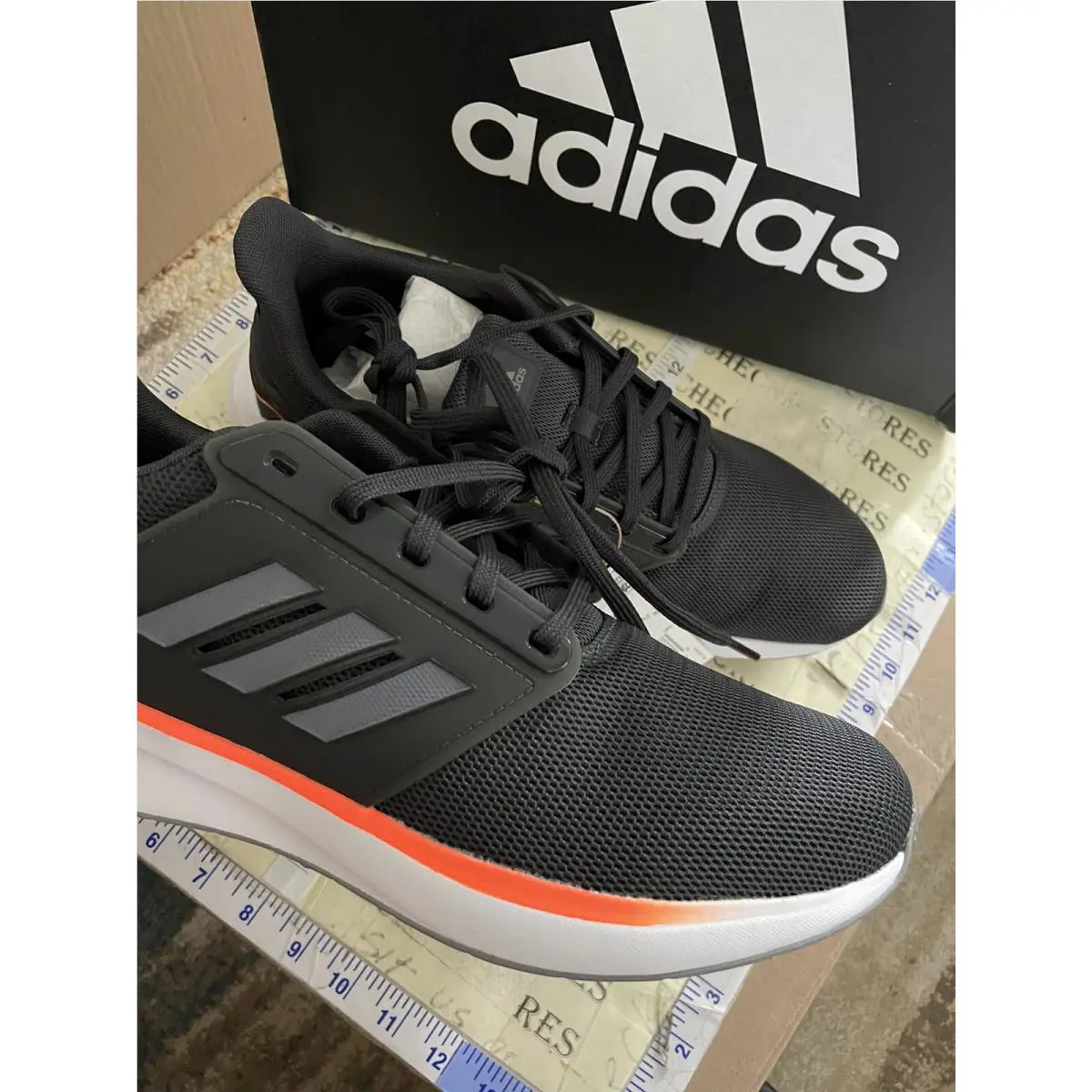 Adidas shoes - Adidas Men Sneakers - Men Sneakers - HO2037 - Charcoal Grey Ornng Multi (UPC: 0191984990873) 3