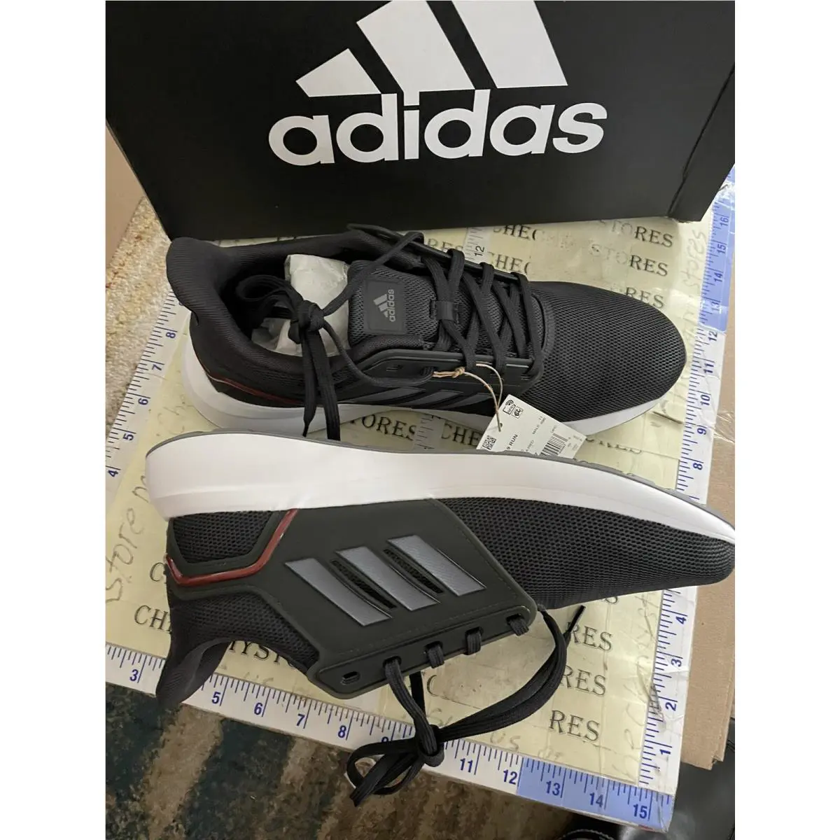 Adidas shoes - Adidas Men Sneakers - Men Sneakers - HO2037 - Charcoal Grey Ornng Multi (UPC: 0191984990873) 5