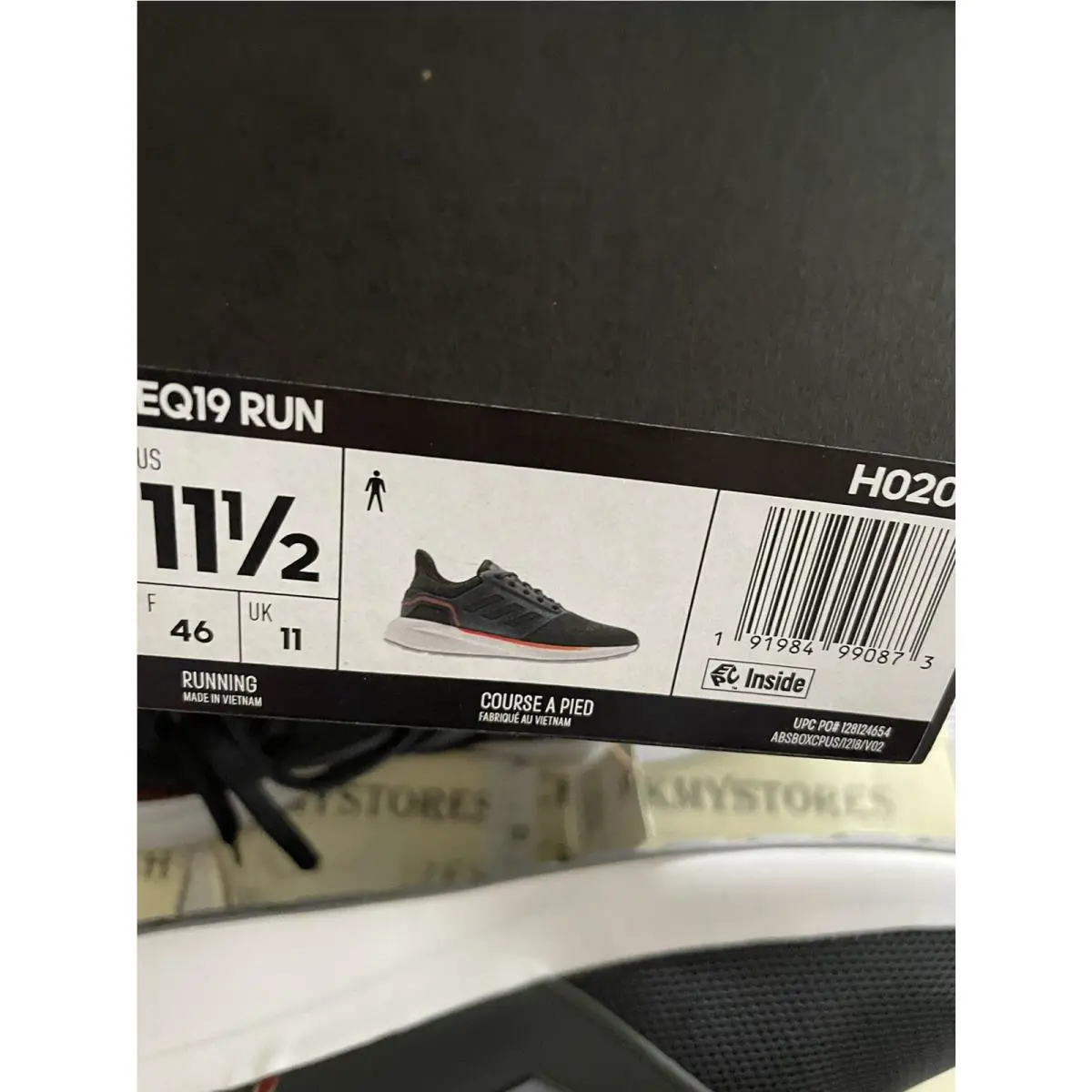 Adidas shoes - Adidas Men Sneakers - Men Sneakers - HO2037 - Charcoal Grey Ornng Multi (UPC: 0191984990873) 7
