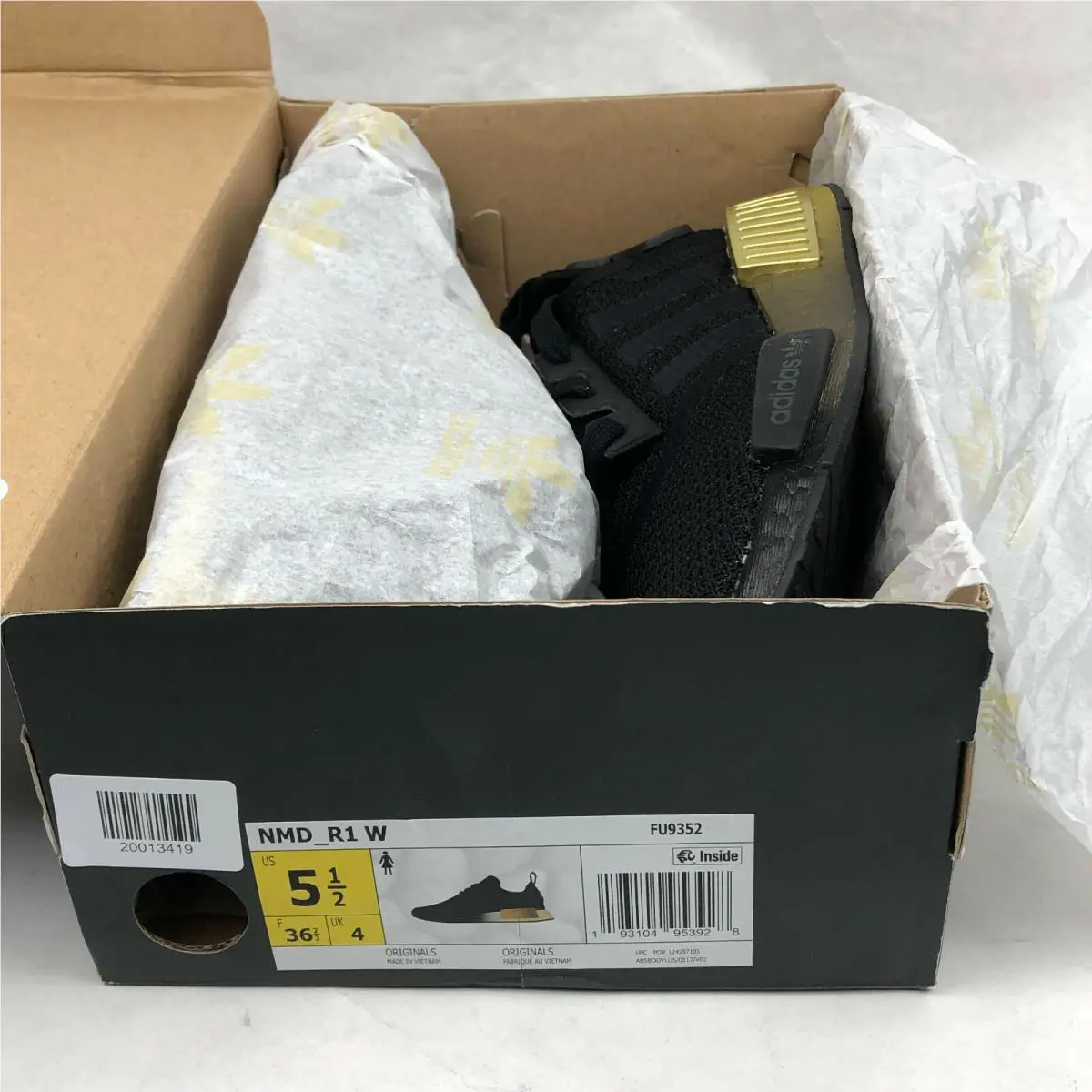 Adidas shoes - adidas NMD R1 - NMD - FU9352 - Black, Manufacturer: Core Black/Carbon (UPC: 193104953928) 6