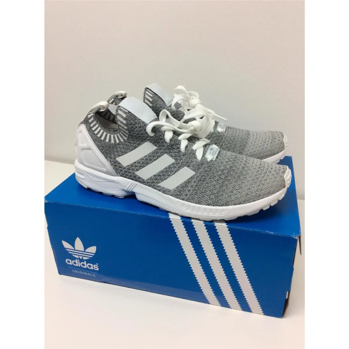 Adidas shoes - Originals Zx Flux PK Primeknit - BA7376 - Gray (UPC: 4434568443218) 2