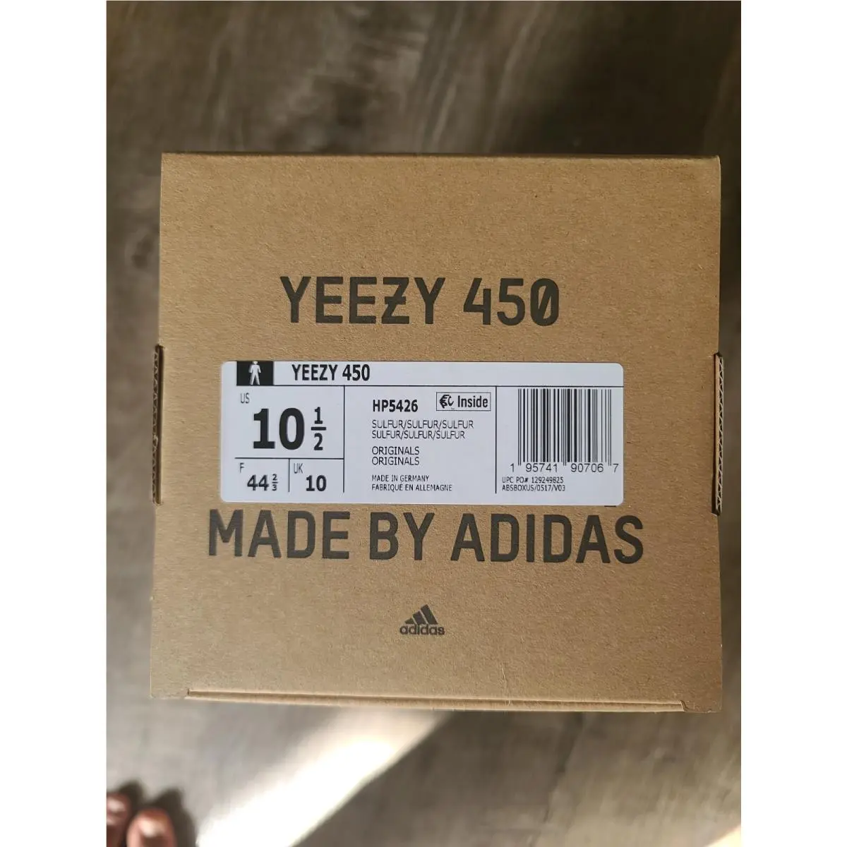 Adidas shoes - adidas Yeezy 450 - Yeezy - HP5426 - Yellow (UPC: 195741907142) 2
