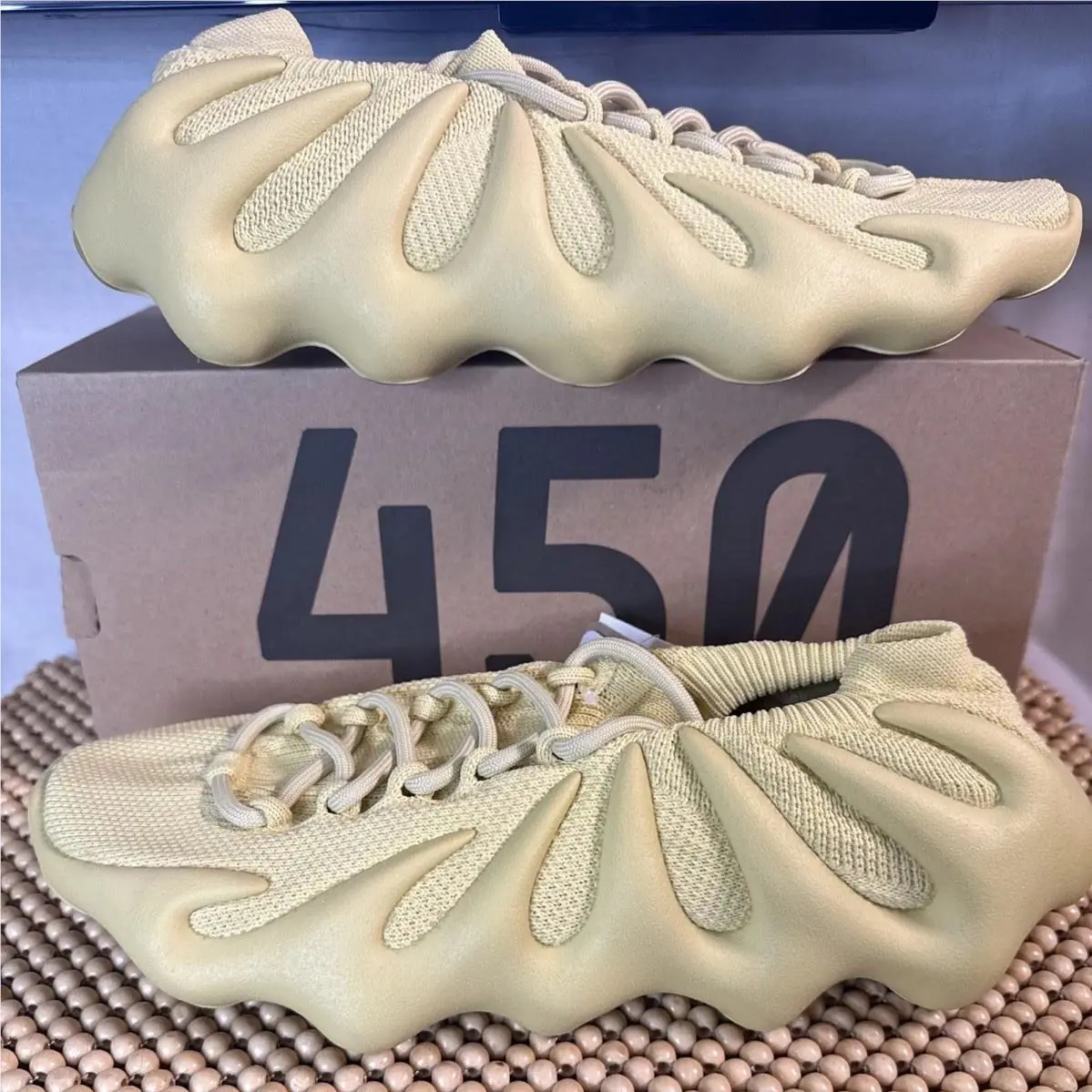 Adidas shoes - adidas Yeezy 450 - Yeezy - HP5426 - Yellow, Manufacturer: Sulfur/Sulfur/Sulfur 3