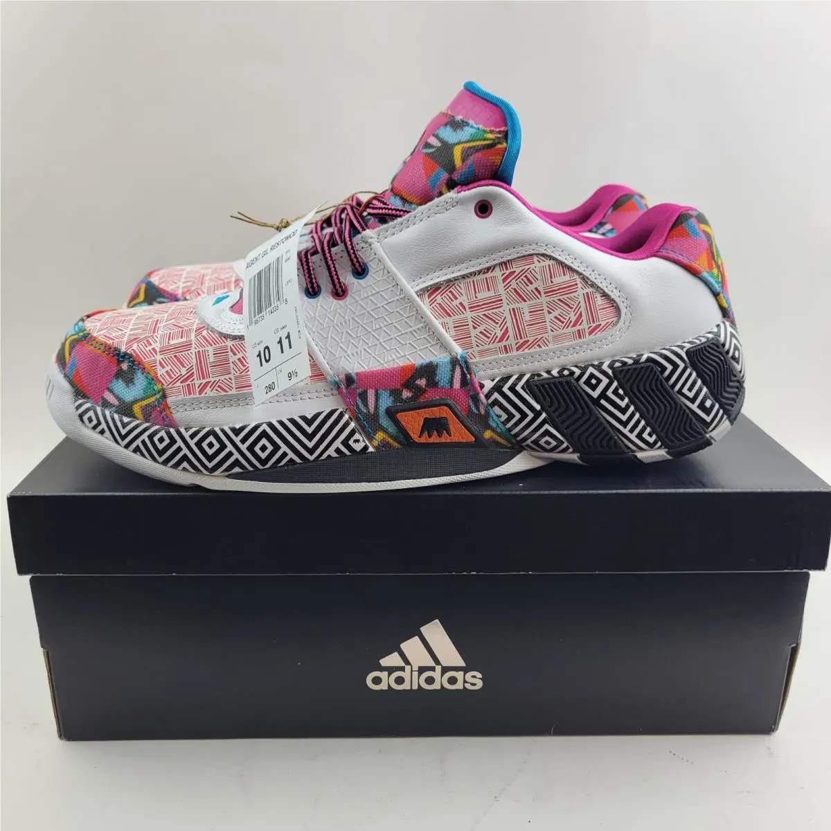 Adidas shoes - Adidas Agent - Agent - White/Multicolor, Main: White (UPC: 195735143358) 1
