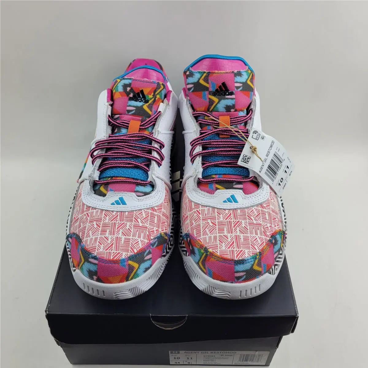 Adidas shoes - Adidas Agent - Agent - White/Multicolor, Main: White (UPC: 195735143358) 2