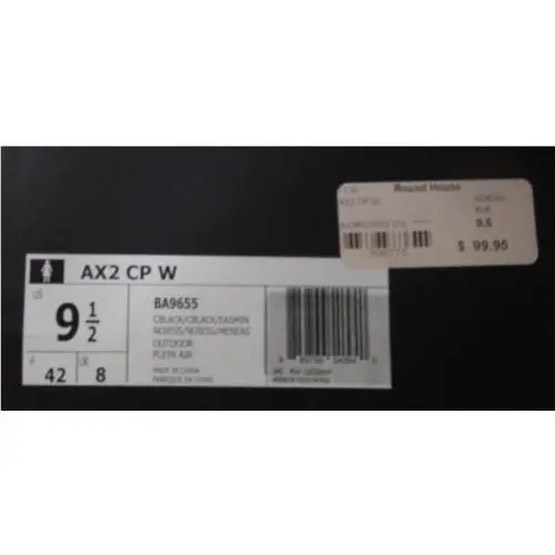 Adidas shoes - adidas AX2 - BA9655 - Black with Turquoise (UPC: 889766540940) 4