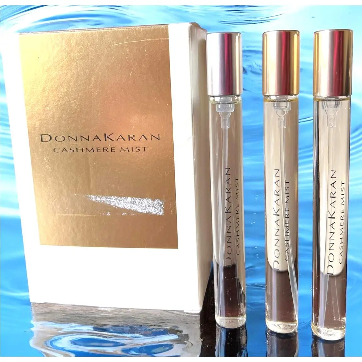 Donna Karan 3-Pc. Cashmere Mist Purse Spray Set 3 x 0.33 oz Rare
