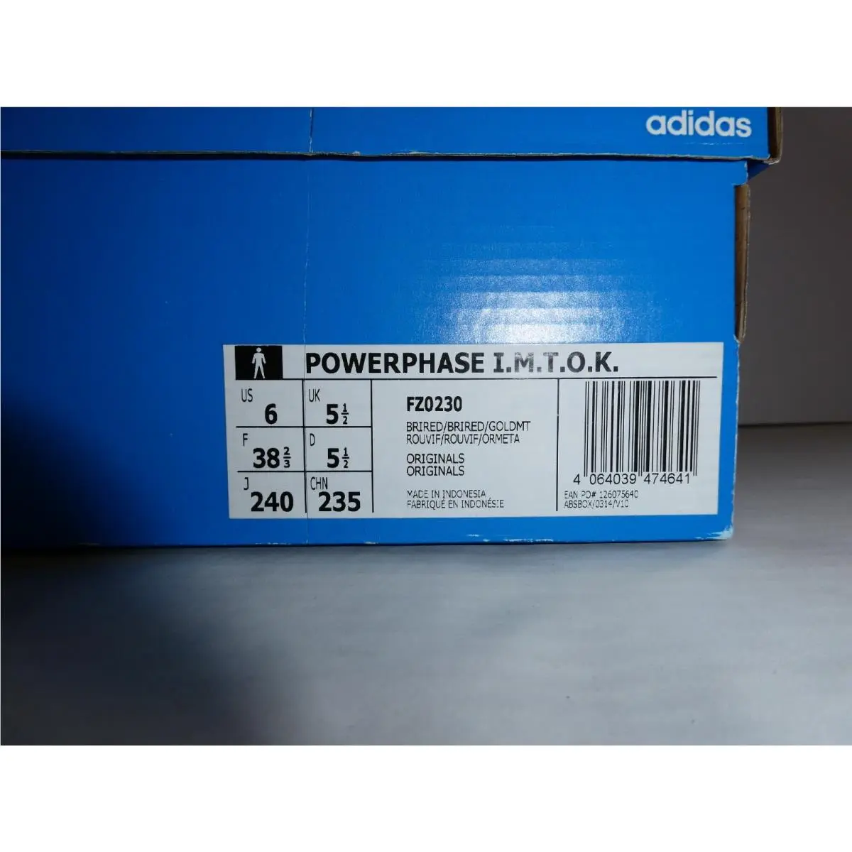 Adidas shoes - adidas Powerphase - Powerphase - FZ0230 - Red 6