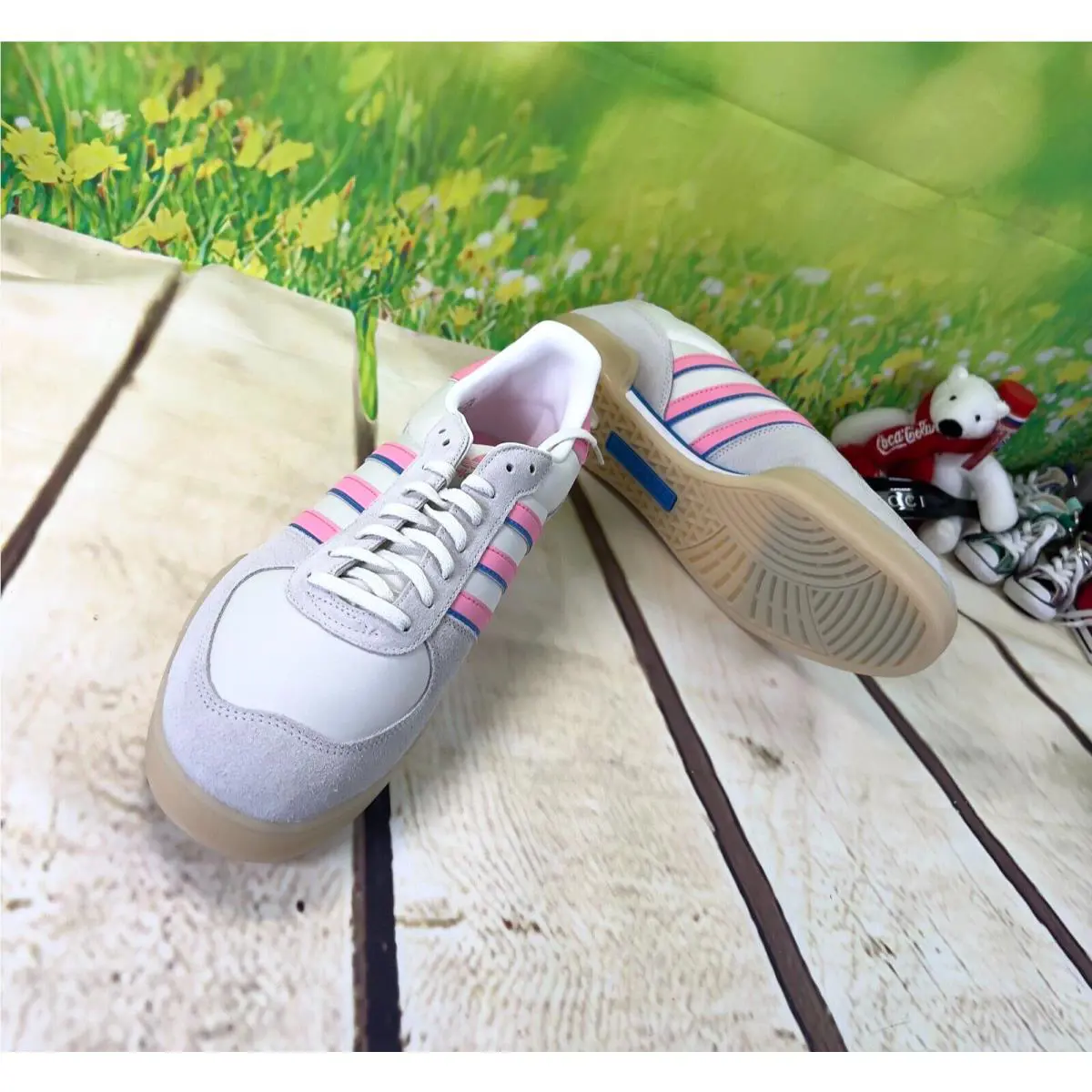 Adidas shoes - Adidas Squash Indoor - Squash Indoor - IG1385 - Light Grey/Multicolor 1