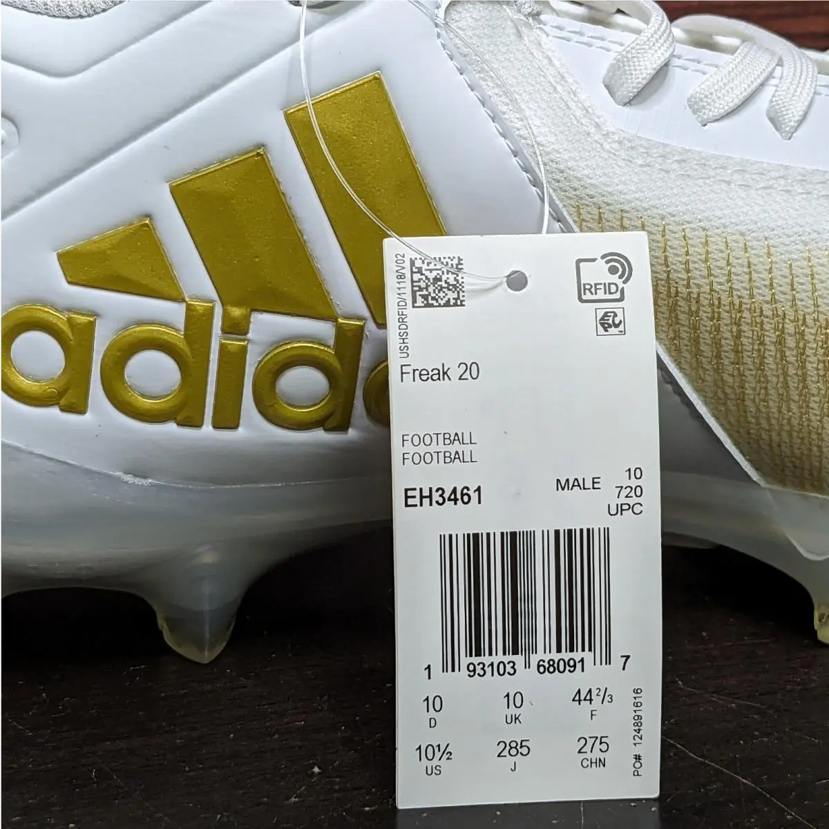 Adidas shoes - adidas Freak Carbon 20 - Freak Carbon - EH3461 - White (UPC: 193103680917) 3