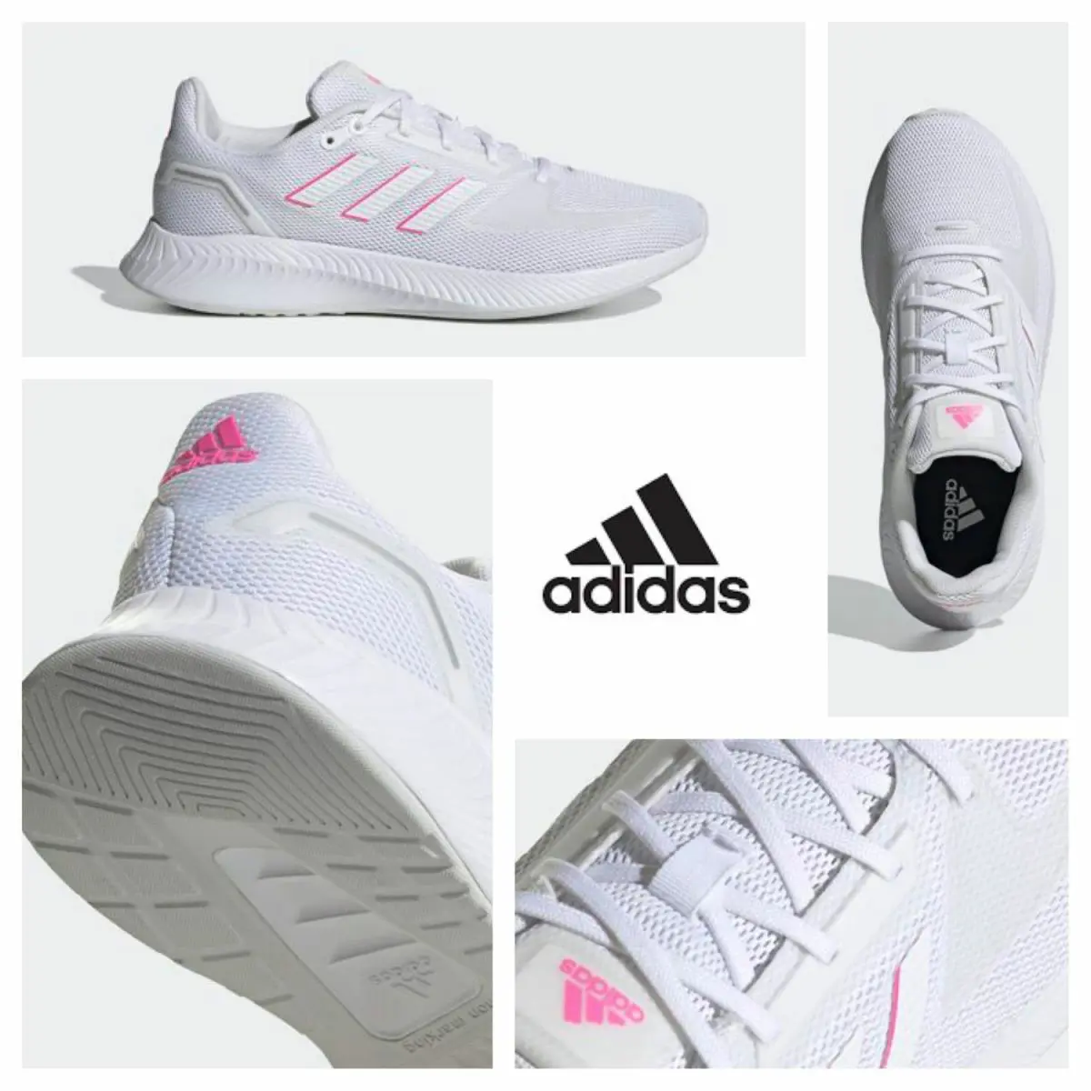 Adidas shoes - WHITE/PINK - FY9623 3