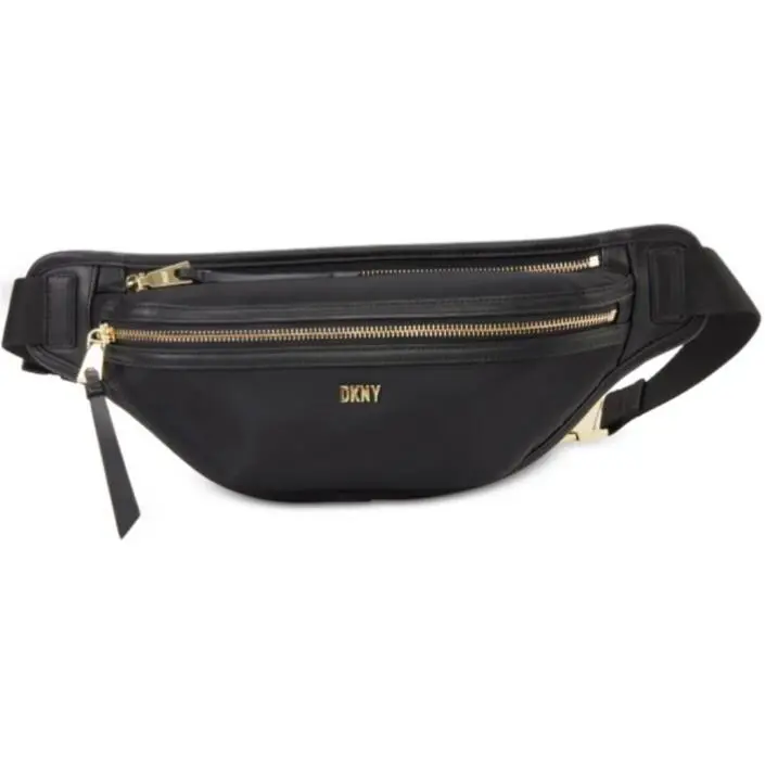 Dkny Women’s Yugo Large Sling Bag Black Gold One Size