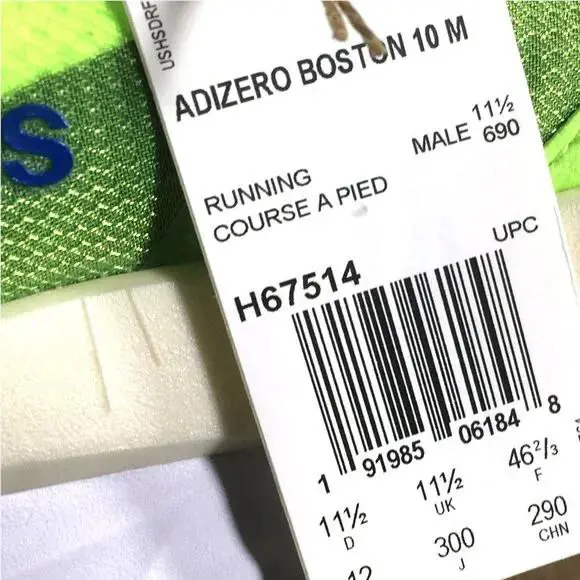 Adidas shoes - Adidas Adizero Boston 10 - Adizero Boston - H67514 - Green 7