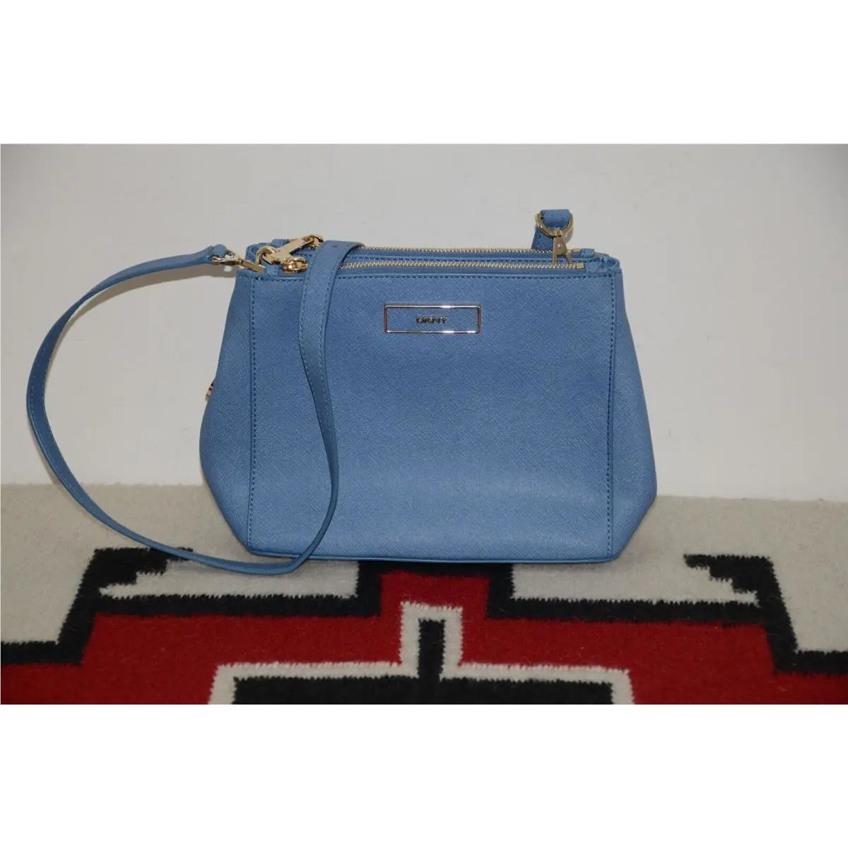 Dkny Donna Karan York Leather Shoulder Cross Body Bag