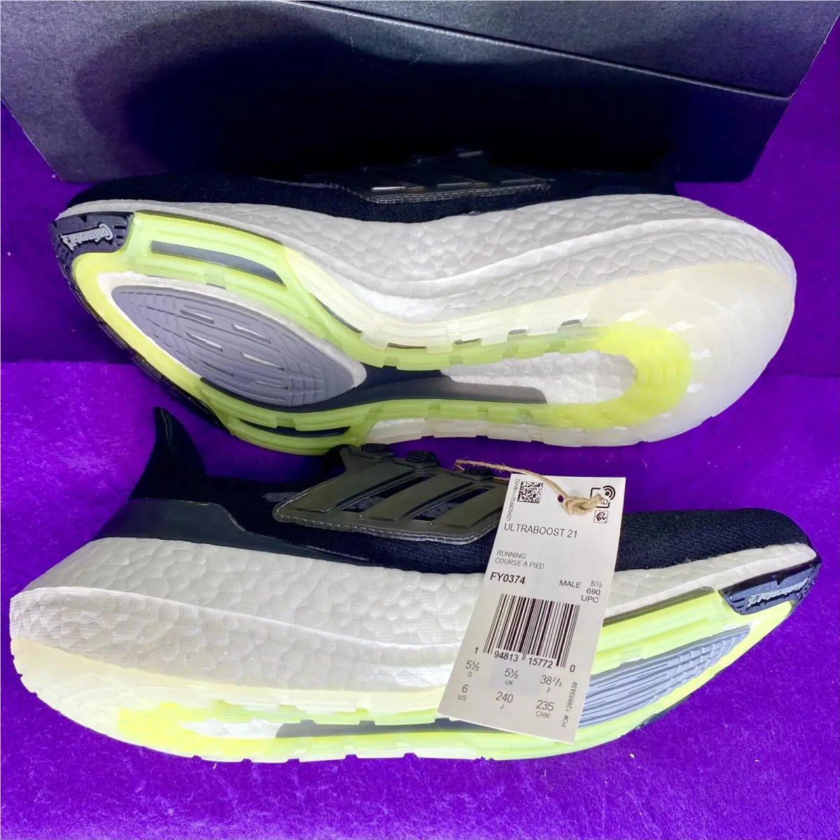 Adidas shoes - adidas Ultraboost 21 - Ultraboost - FY0374 - Black (UPC: 194813157720) 8