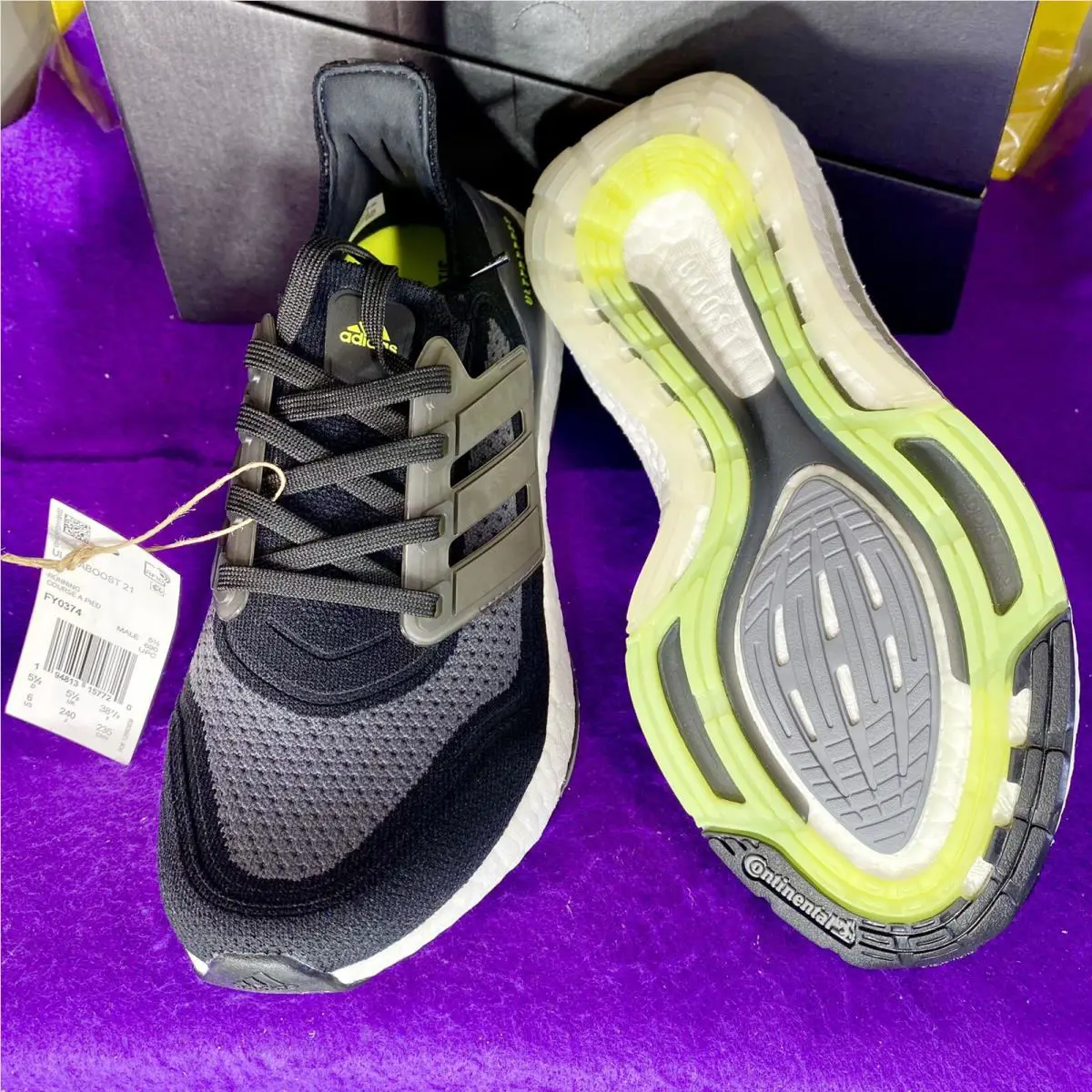Adidas shoes - adidas Ultraboost 21 - Ultraboost - FY0374 - Black (UPC: 194813157720) 6