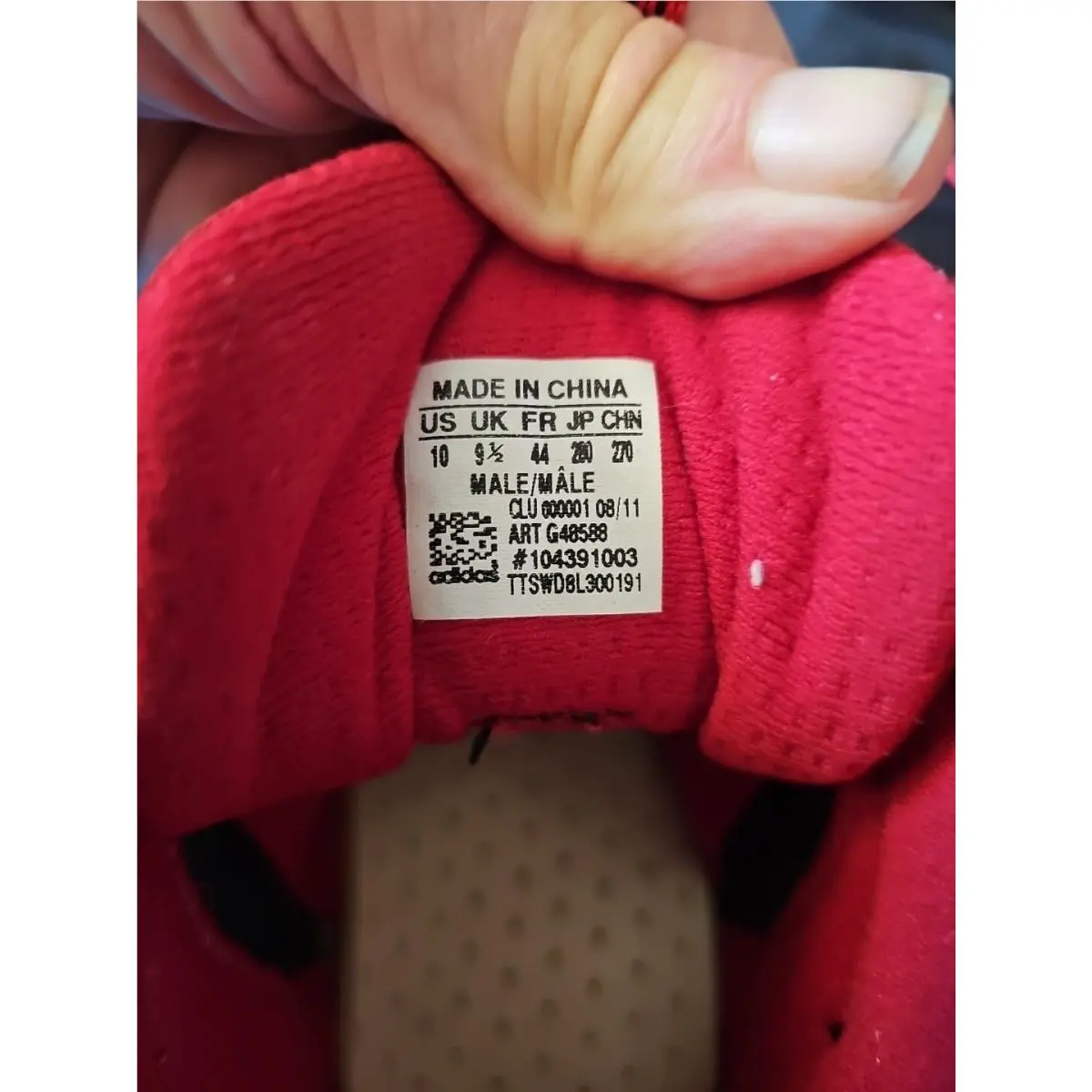 Adidas shoes - adidas Crazy 8 - Crazy - Red 2