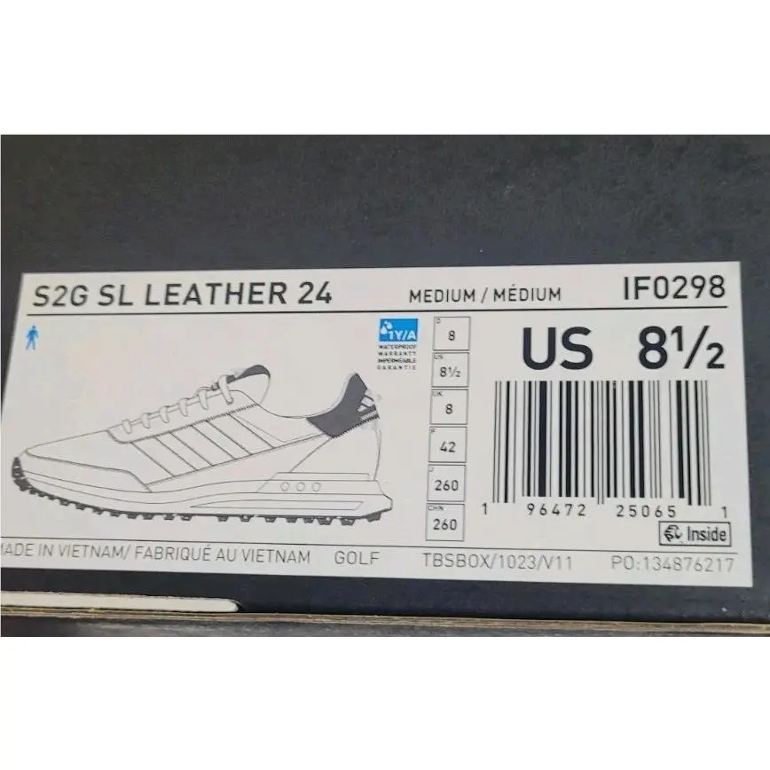 Adidas shoes - Adidas S2G SL Leather 24 Spikeless - IF0298 - White (UPC: 196472250675) 3