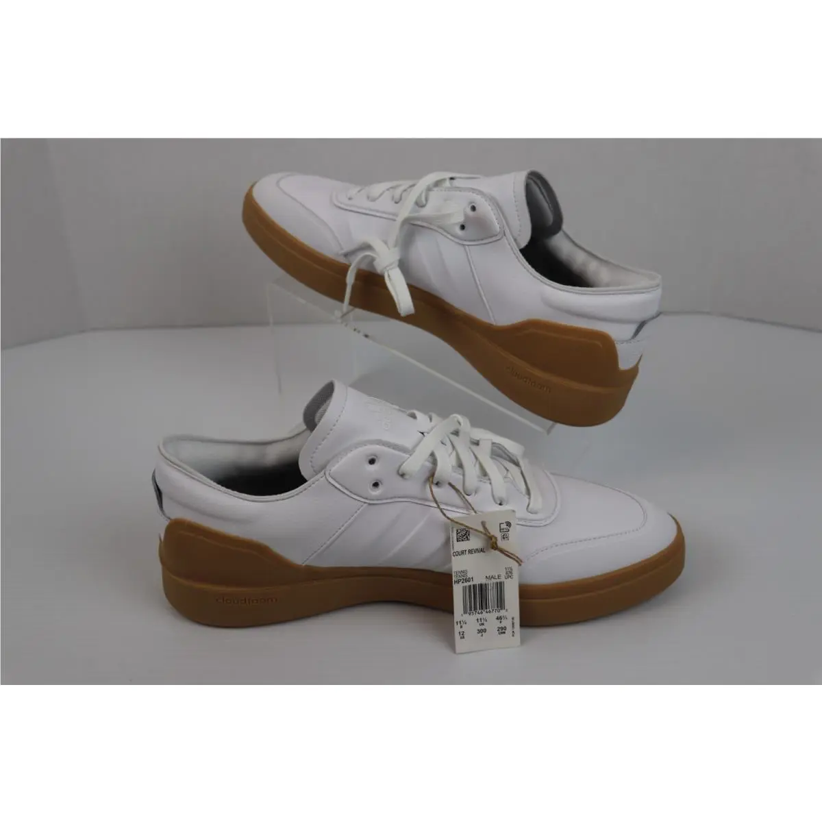 Adidas shoes - adidas Court - Court - Cloud White/Gum, Main: White (UPC: 195746470429) 0