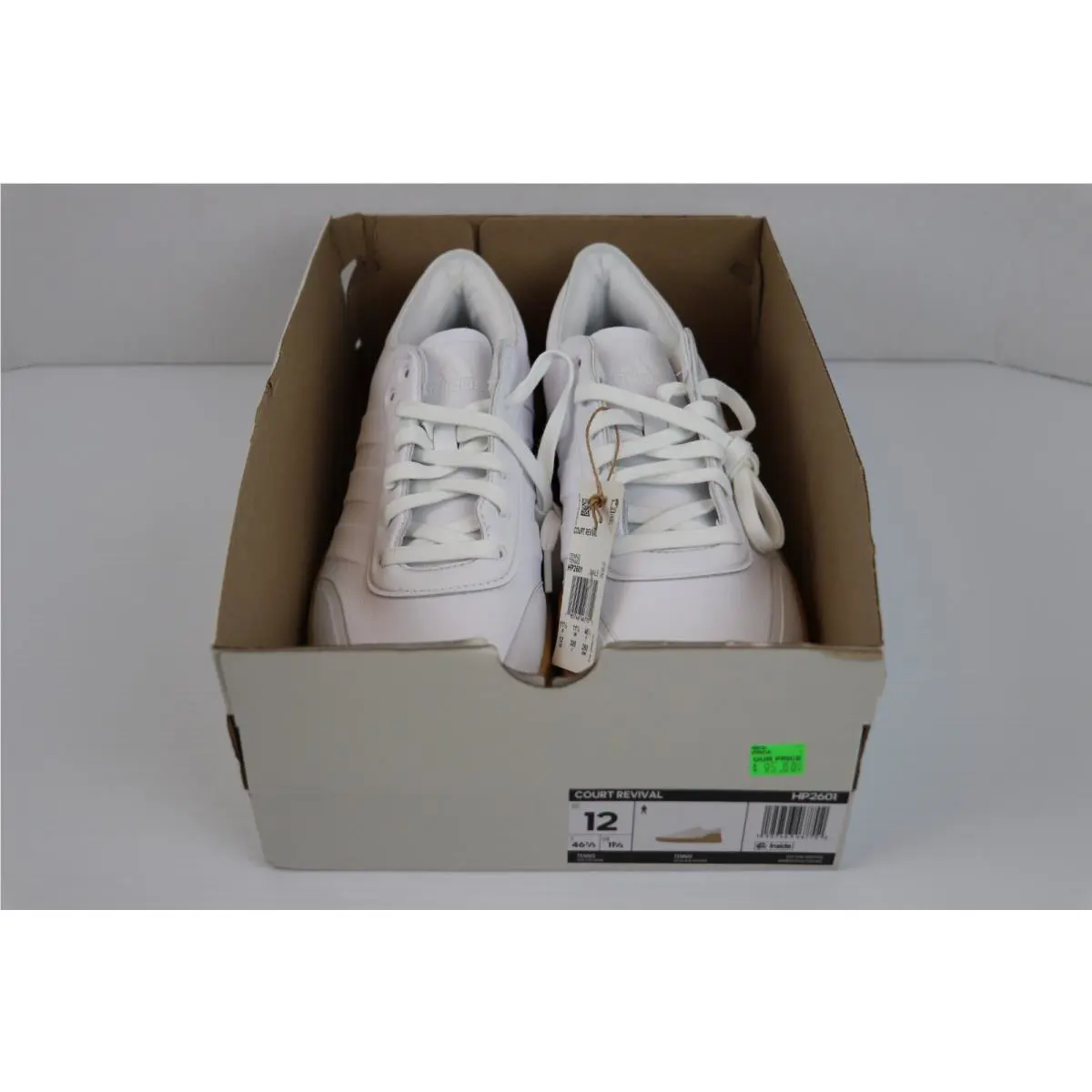 Adidas shoes - adidas Court - Court - Cloud White/Gum, Main: White (UPC: 195746470429) 1