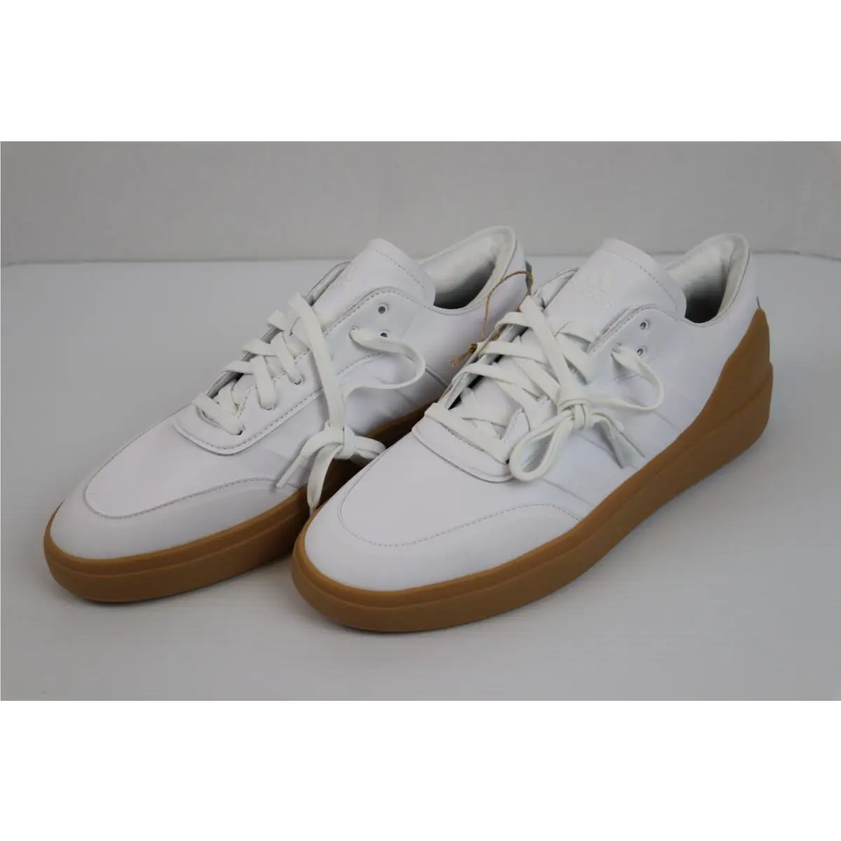 Adidas shoes - adidas Court - Court - Cloud White/Gum, Main: White (UPC: 195746470429) 3