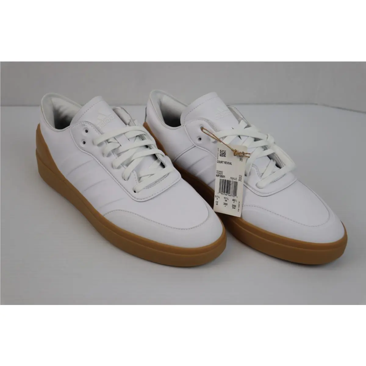 Adidas shoes - adidas Court - Court - Cloud White/Gum, Main: White (UPC: 195746470429) 5