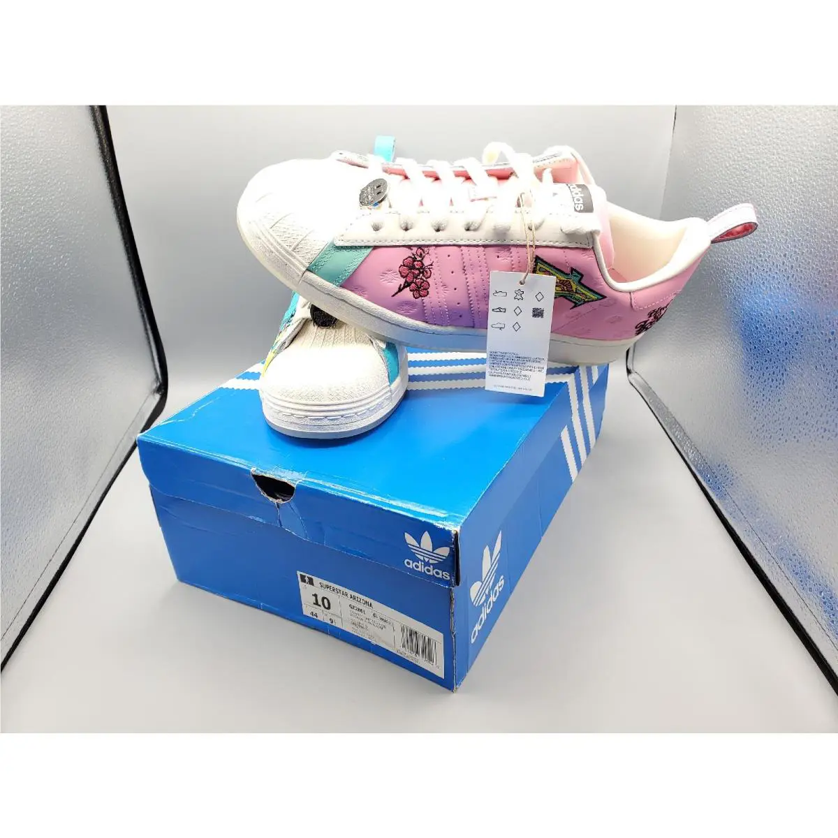 Adidas x Arizona Iced Tea Collab Superstar GZ2861 Men`s Sz. 10