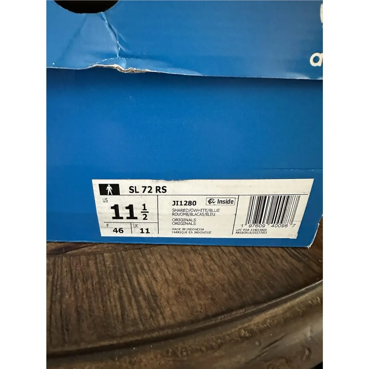 Adidas shoes - adidas SL 72 - 1280 - Shadow Red/Off White/Blue 6
