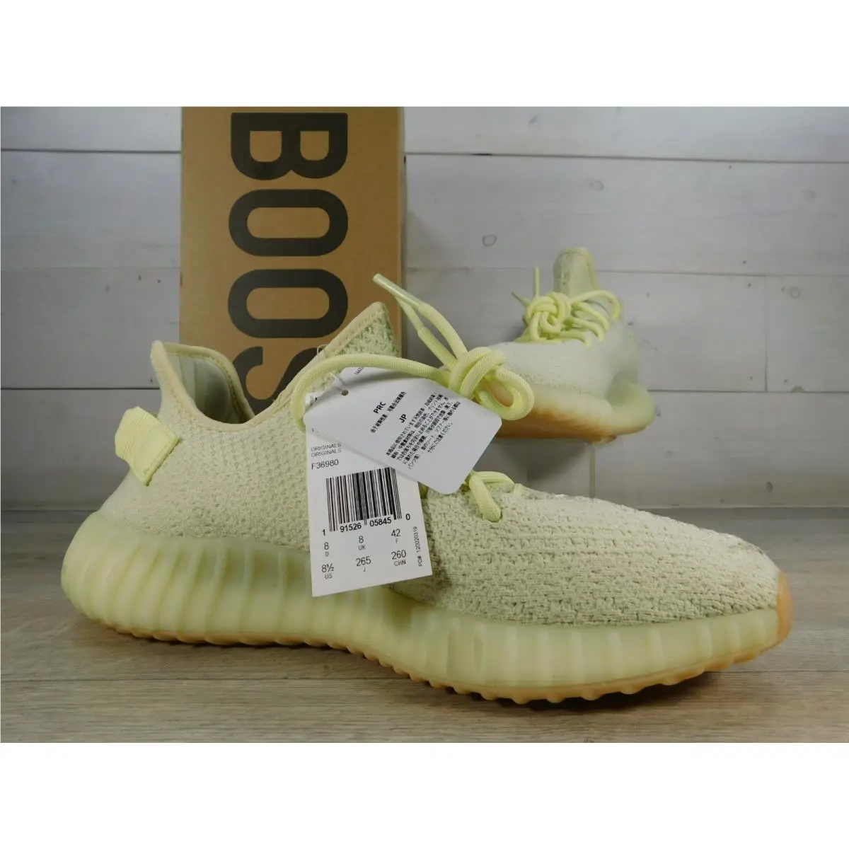 Yeezy Boost 350 V2 Butter Yellow Men`s Sneakers Shoes F36980 Mens 8.5 by Adidas