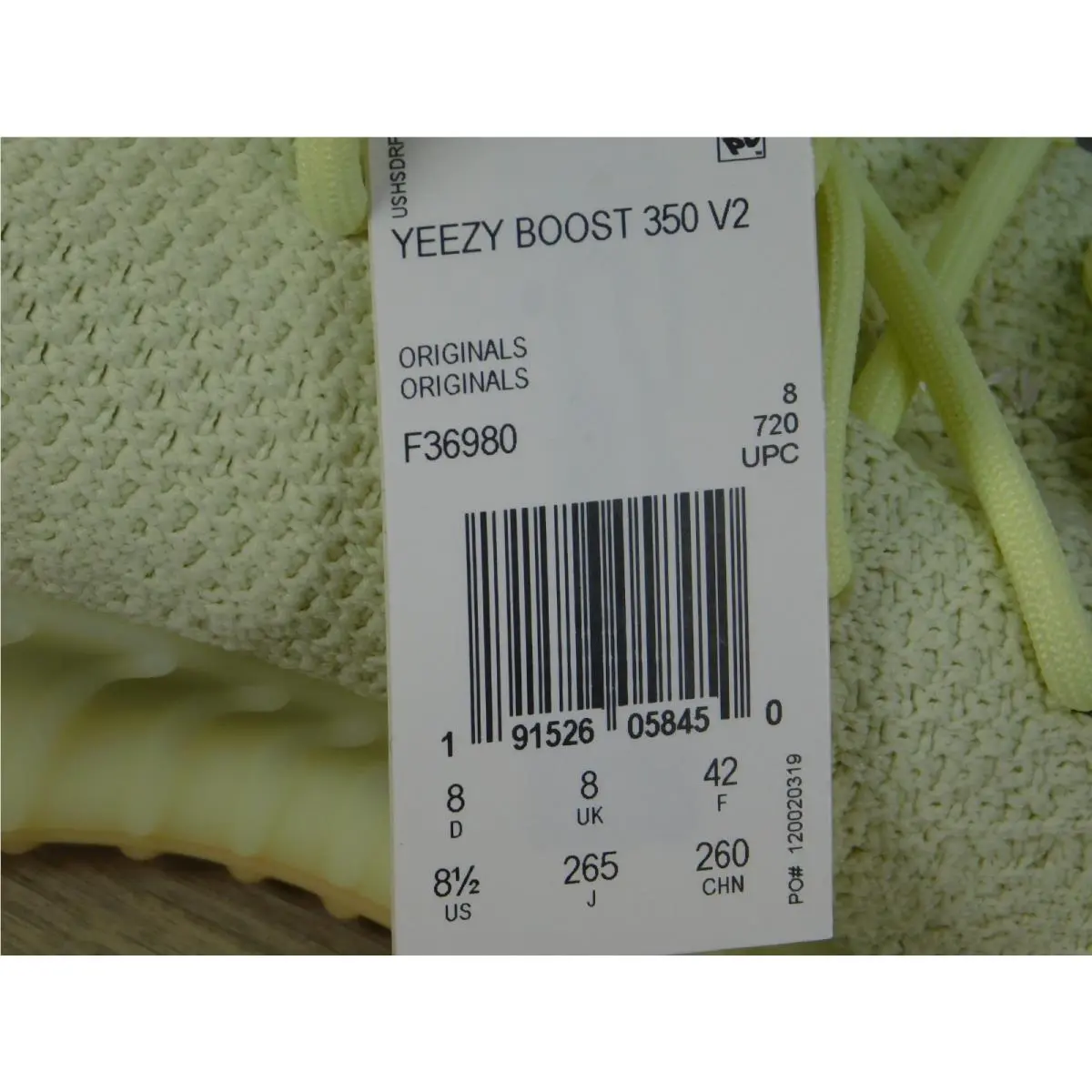Adidas shoes - adidas Yeezy Boost 350 V2 - F36980 - Yellow 8