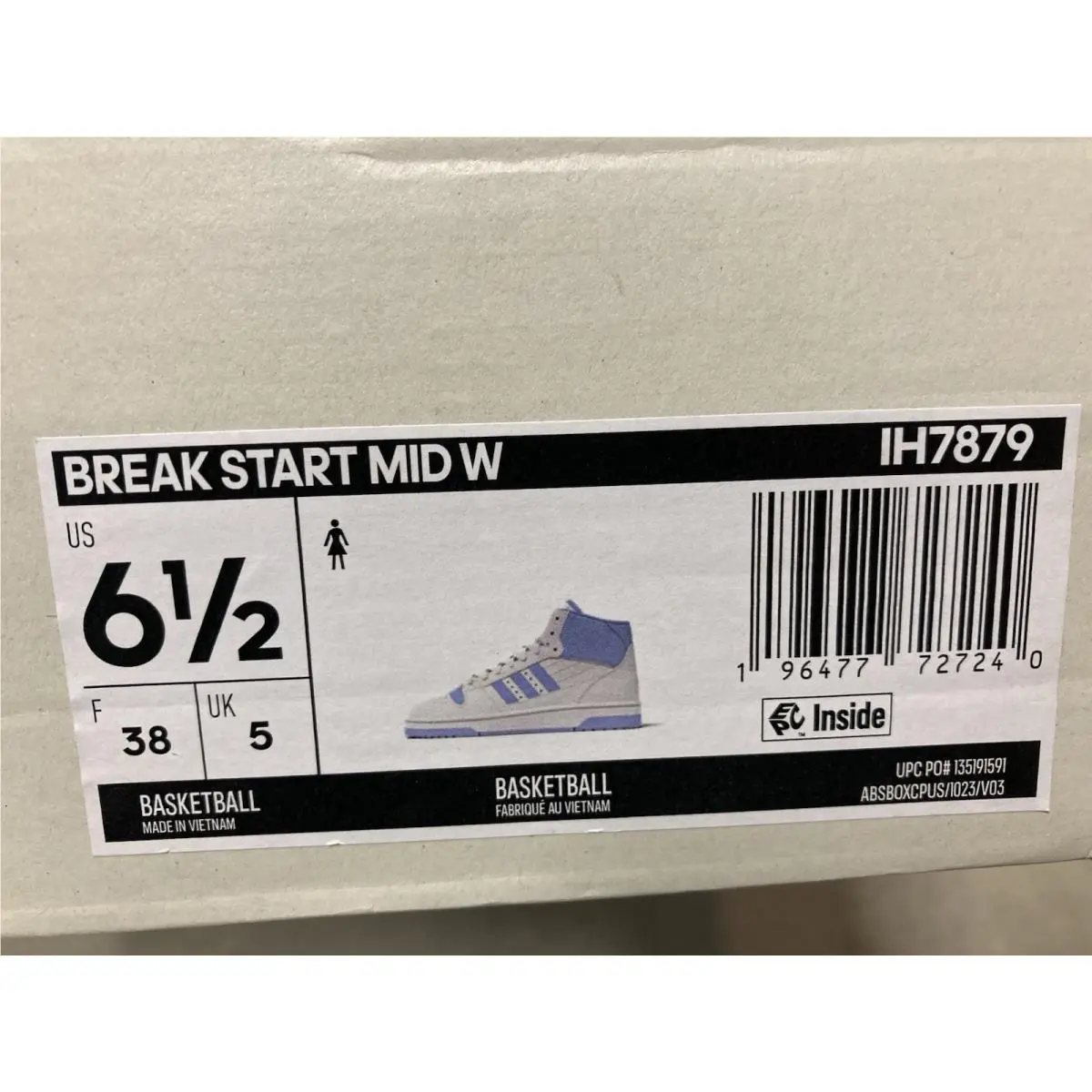Adidas shoes - adidas Break Start - Break Start - IH7879 - White/Blue (UPC: 196477727240) 8