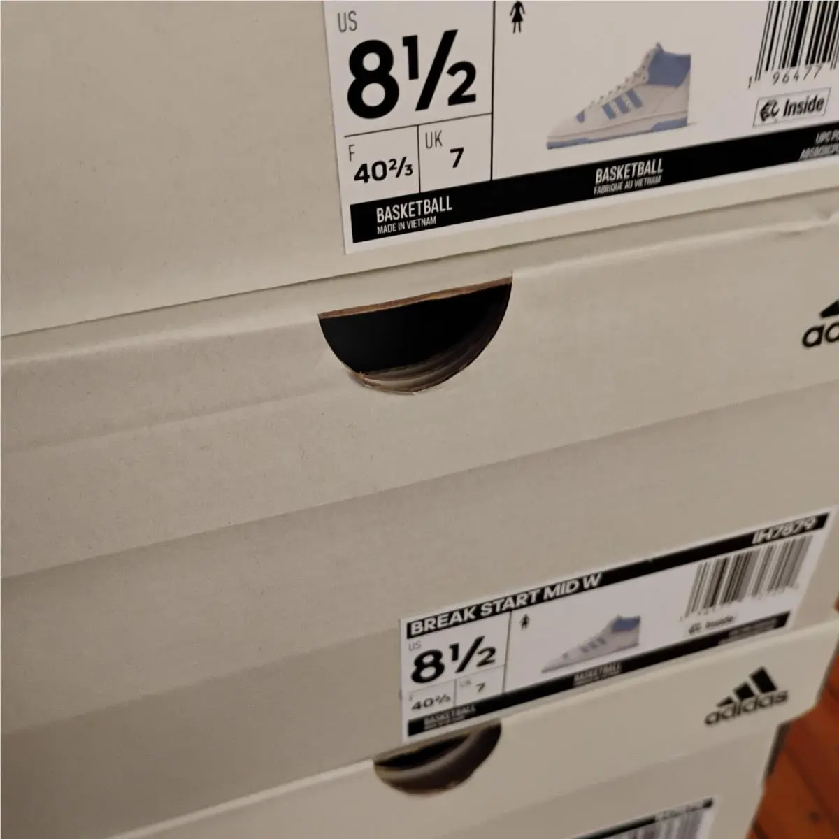 Adidas shoes - adidas Mid - Mid - IH7879 - White/Baby Blue (UPC: 196477727202) 5