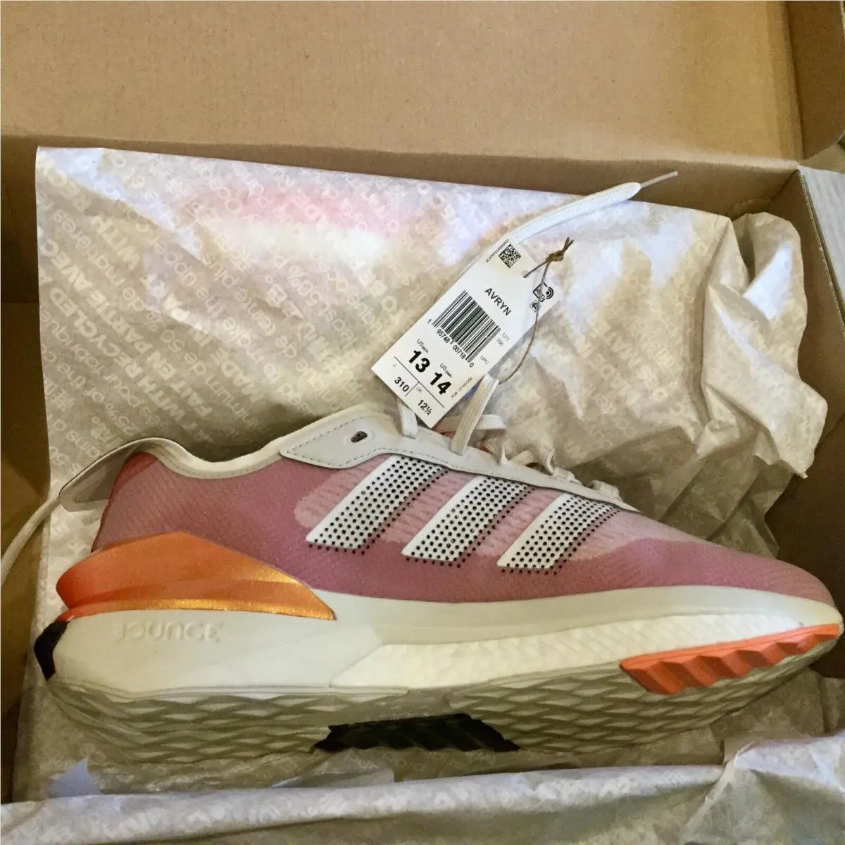 Adidas shoes - HP5974 - Grey/White/Solar Red (UPC: 0195748007180) 8