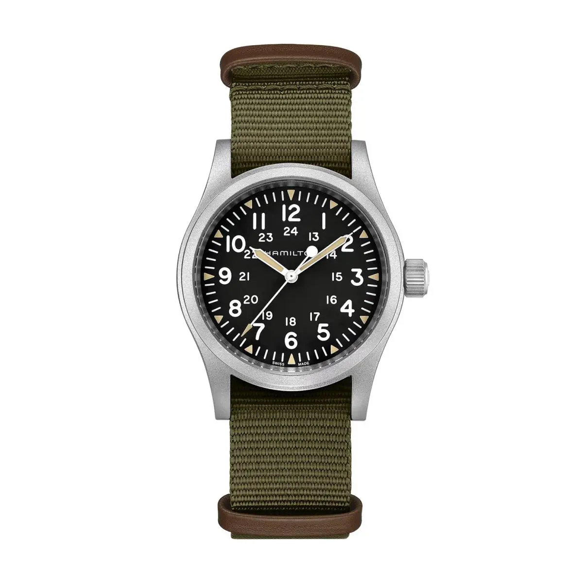 Hamilton Khaki Field Black / Fabric Black Dial Wristwatch H69439931