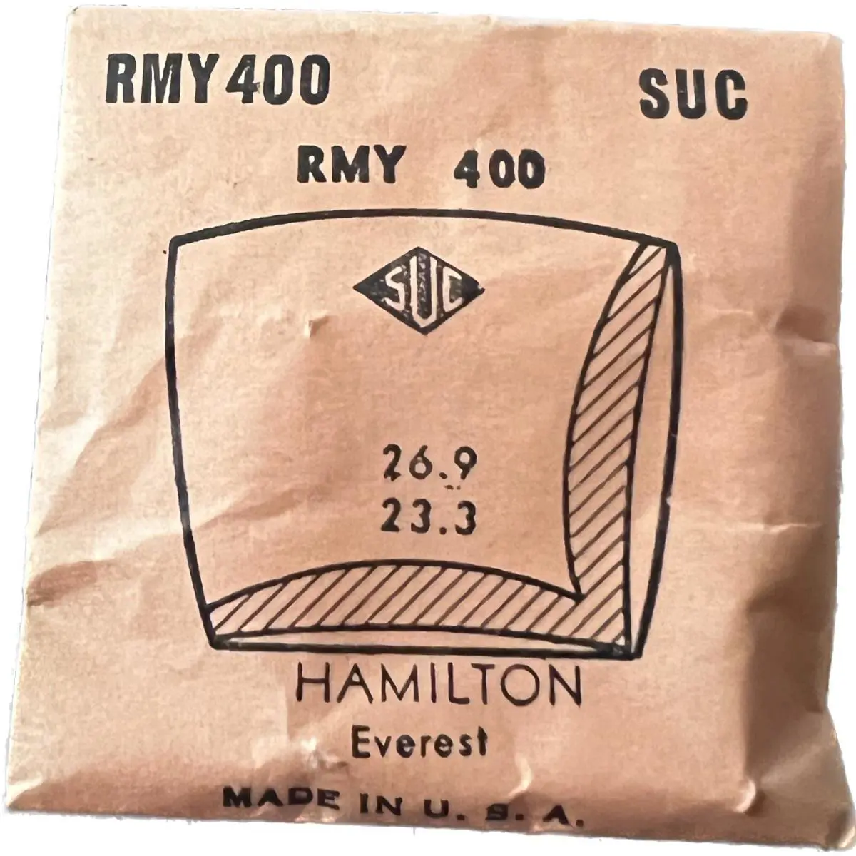 Vintage Hamilton Everest Crystal Nos IN Package RMY400