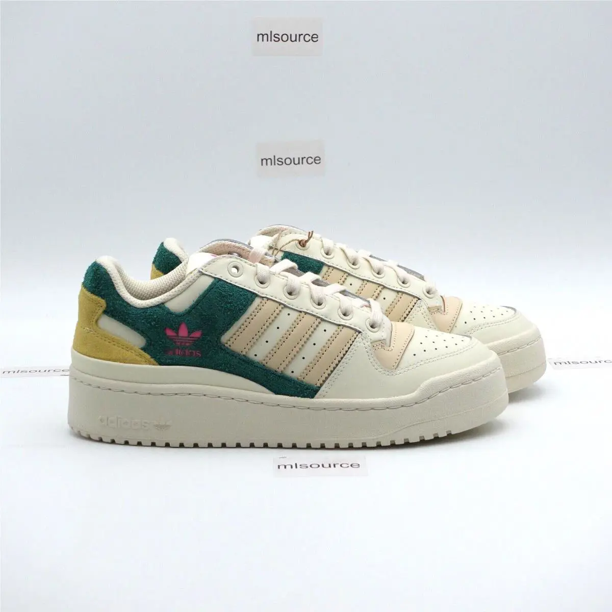 Adidas shoes - adidas Forum Bold - Forum Bold - ID7078 - Beige, Manufacturer: Chalk Sand/Strata Green (UPC: 196463611362) 1