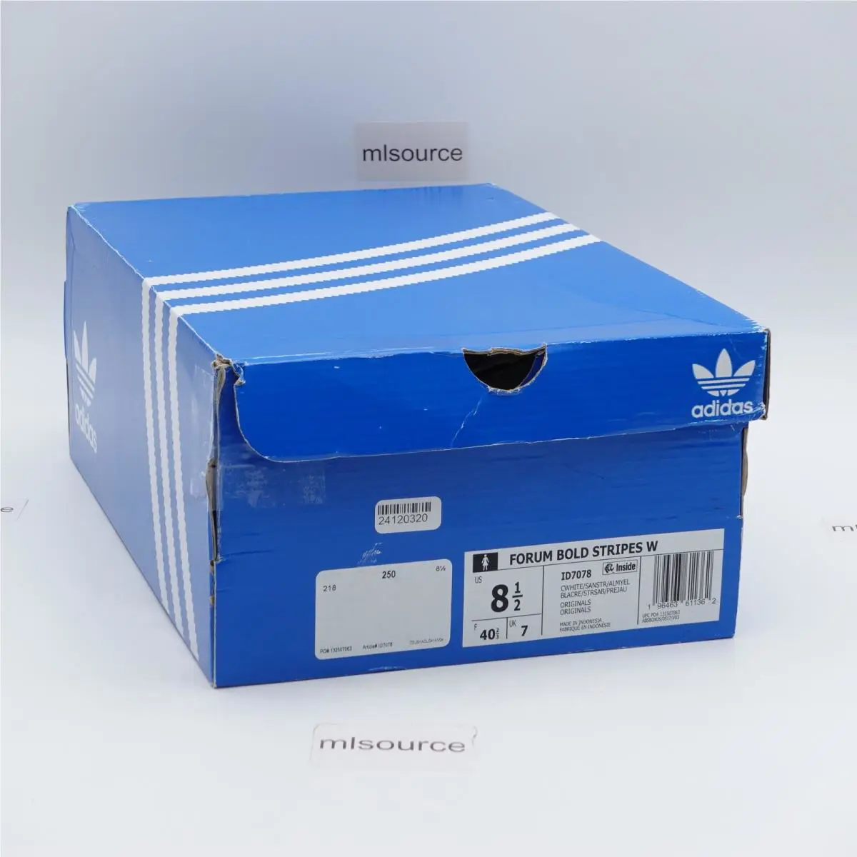 Adidas shoes - adidas Forum Bold - Forum Bold - ID7078 - Beige, Manufacturer: Chalk Sand/Strata Green (UPC: 196463611362) 2