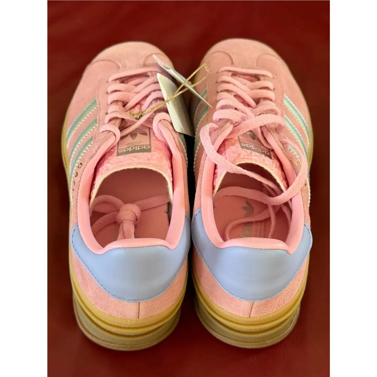 Adidas shoes - adidas Gazelle Bold - Gazelle Bold - JH5539 - True Pink / Silver Metallic / Light Purple (UPC: 197611004593) 9