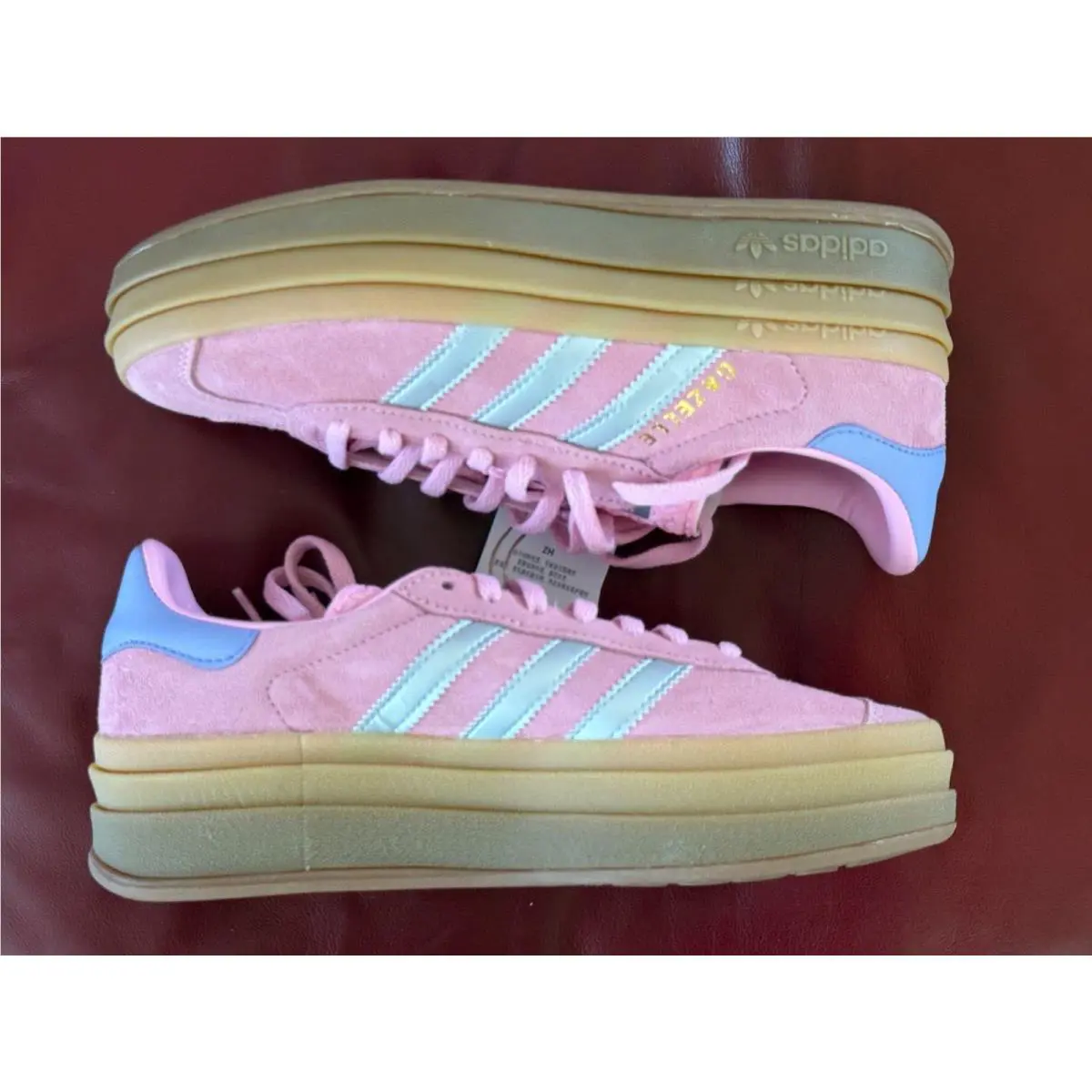 Adidas shoes - adidas Gazelle Bold - Gazelle Bold - JH5539 - True Pink / Silver Metallic / Light Purple (UPC: 197611004593) 11