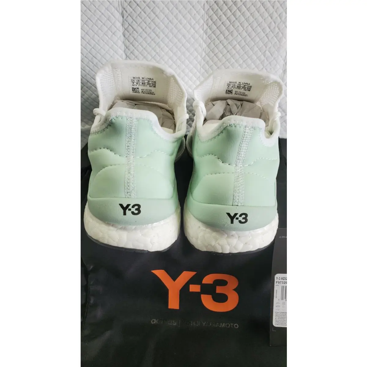 Adidas shoes - adidas Y-3 Adizero Runner - Adizero Runner - F97329 - White/Salgre/CBlack, Manufacturer: Ftwr White / Salgre / Cblack 4
