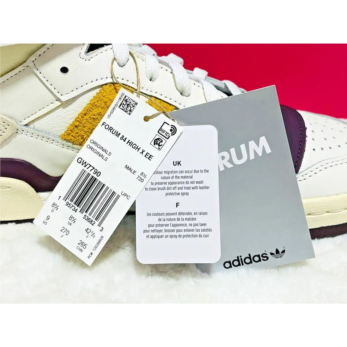 Adidas shoes - adidas Forum 84 - Forum - GW7790 - Multicolor (UPC: 195734524530) 8