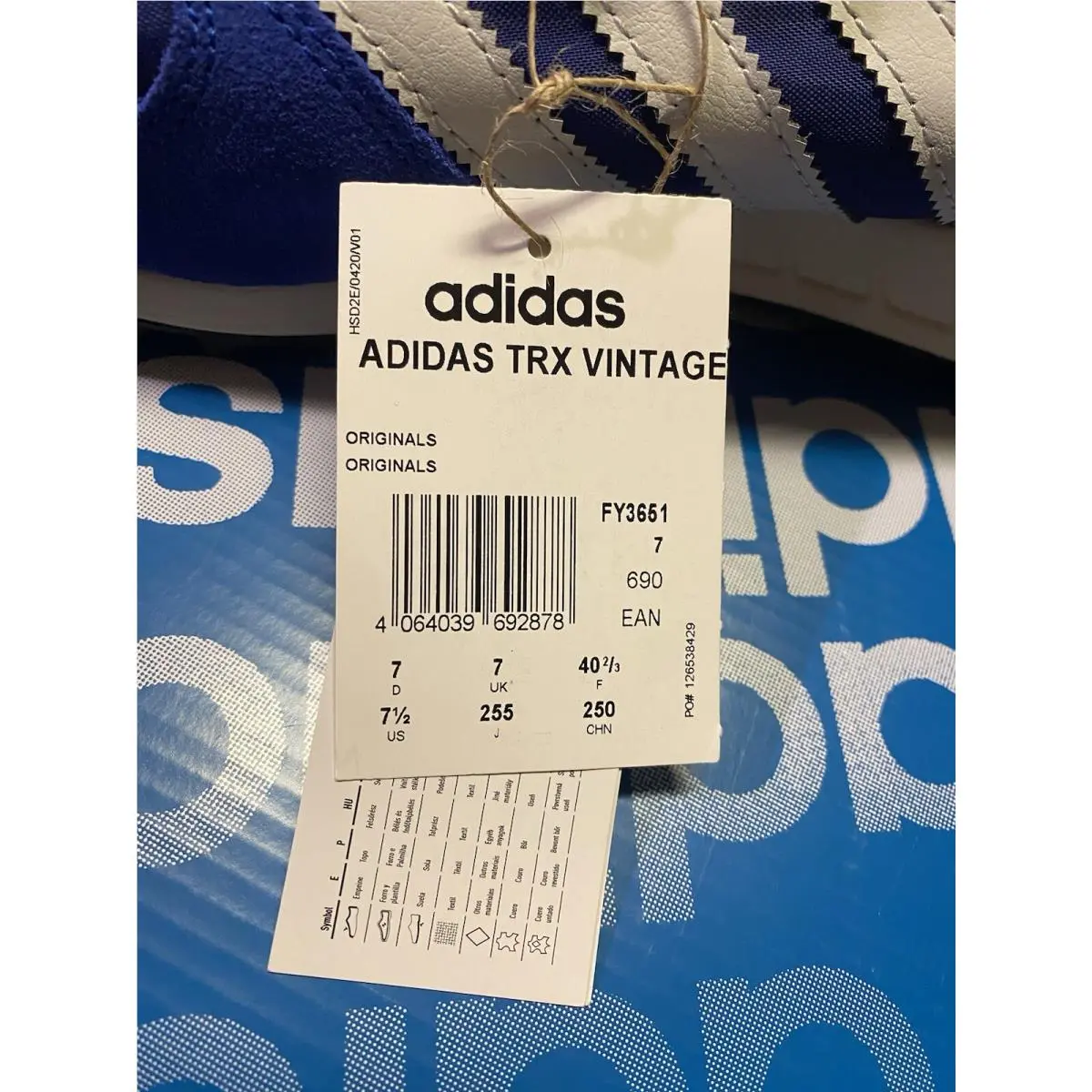 Adidas shoes - adidas Trx Vintage - Trx Vintage - FY3651 - Blue (UPC: 194814775923) 2