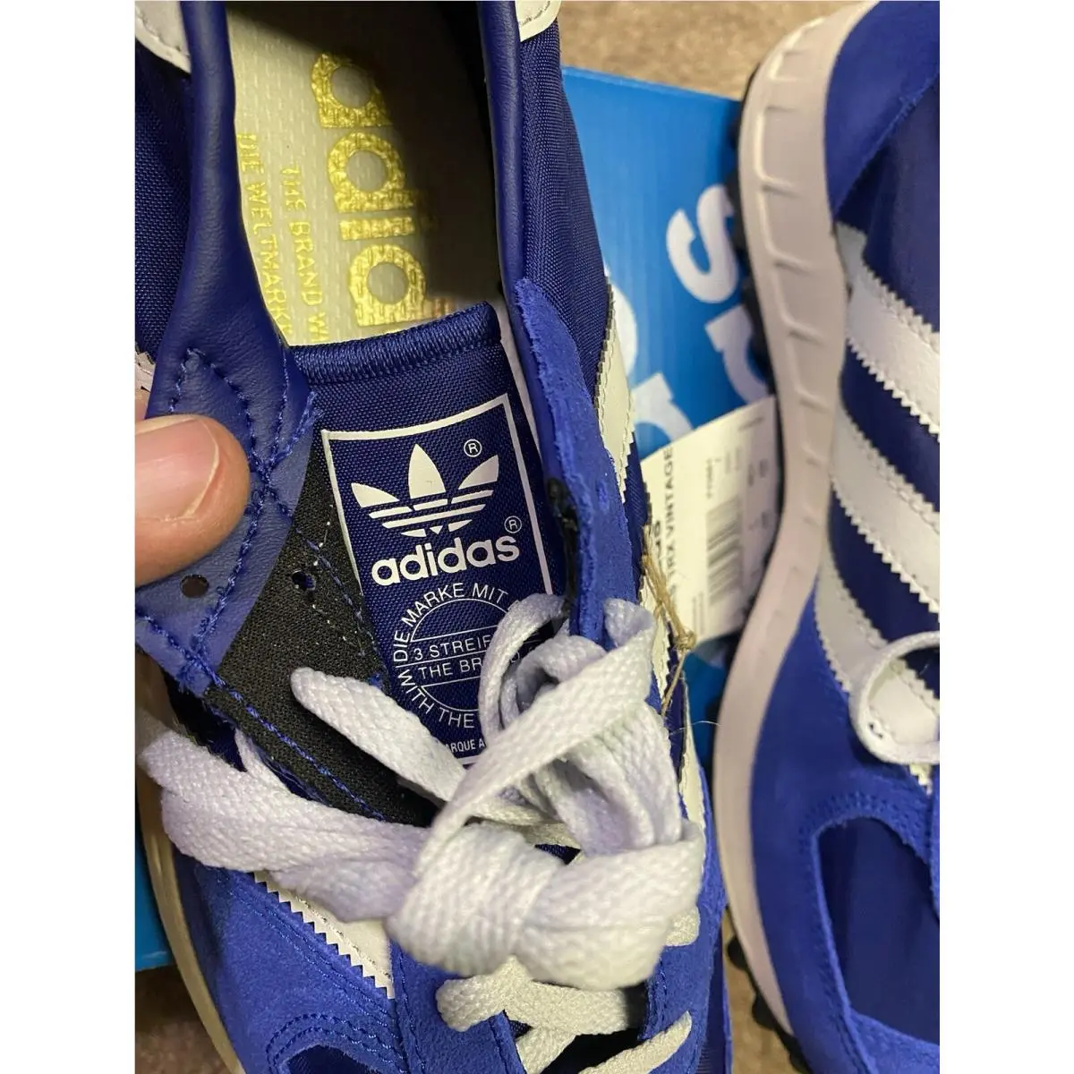 Adidas shoes - adidas Trx Vintage - Trx Vintage - FY3651 - Blue (UPC: 194814775923) 4