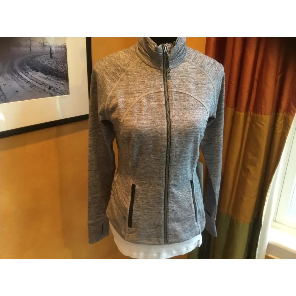 Lululemon clothing - space dye camp black slate 6