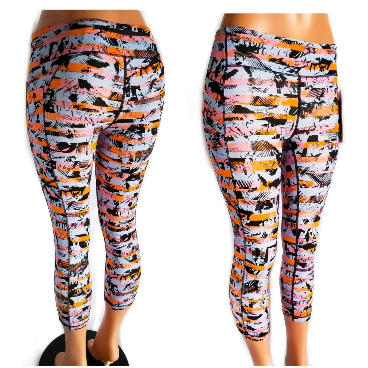 Lululemon clothing - orange pink black 4