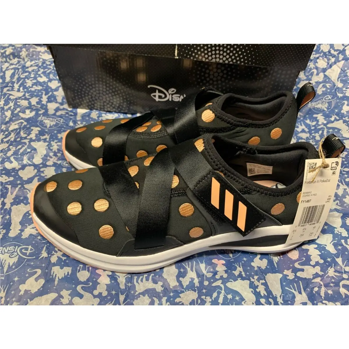 Adidas shoes - Adidas Fortarun x Polka Dot - Disney - FY1487 - Black (UPC: 194817403861) 5