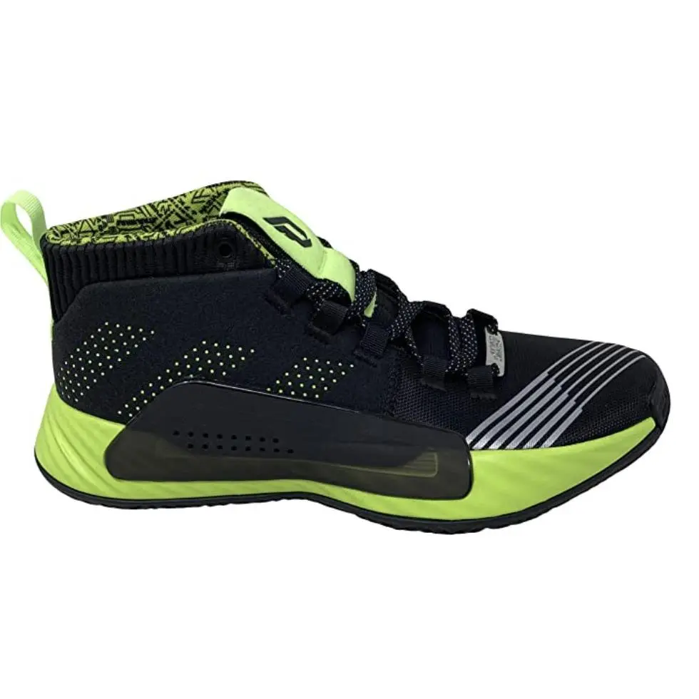 Adidas shoes - adidas Dame 5 Star Wars Lightsaber - EH2470 - Black, s: Black Neon Green Silver 2